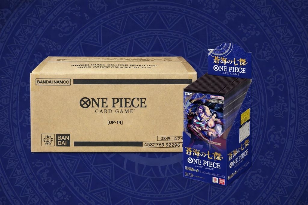 One Piece Card Game OP-14 – The Seven Warlords of the Sea (Japanese) | Sealed Case (12 Boxes)